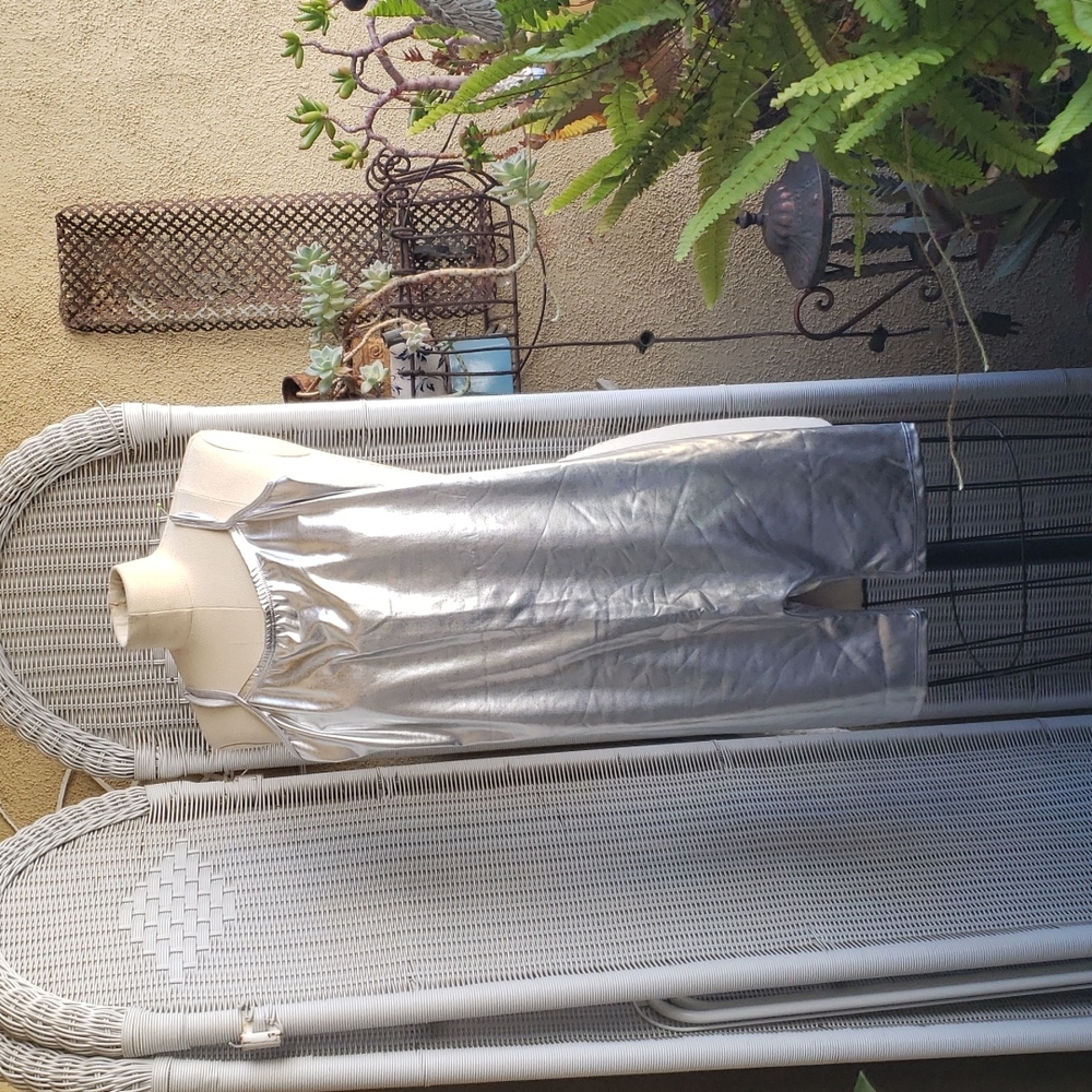 Silver lamey jumpsuit